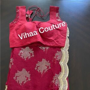 Vihaa Couture Elegant Red Kids Dress!
